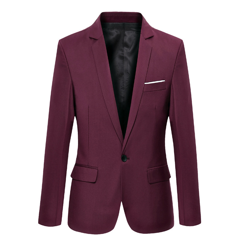 Suit Coat Men Solid Color Slim - đánh giá và giá Men'S Formal Wear For Marriage
