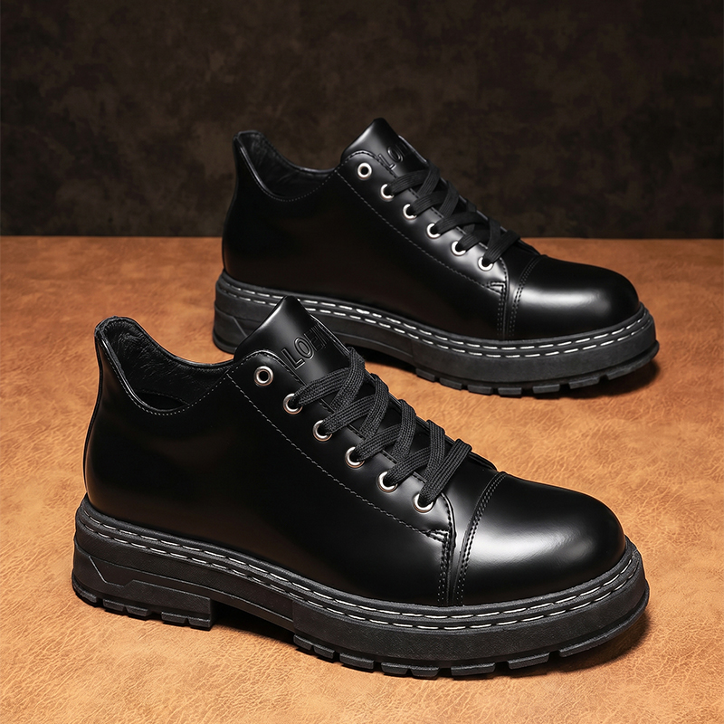 Men Black Lace‑up Leather Shoe - đánh giá và giá Men'S Formal Wear